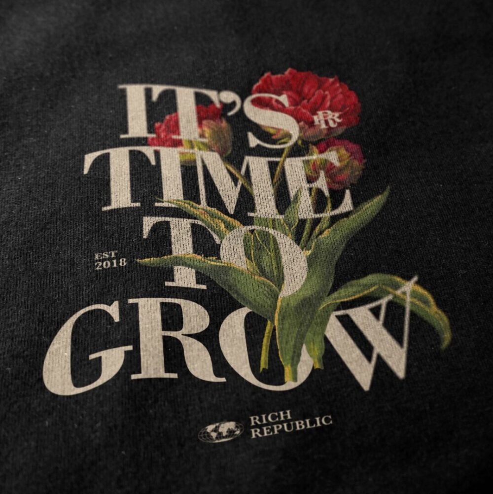 Rich Republic “It’s time to grow” graphic tee - Image 4