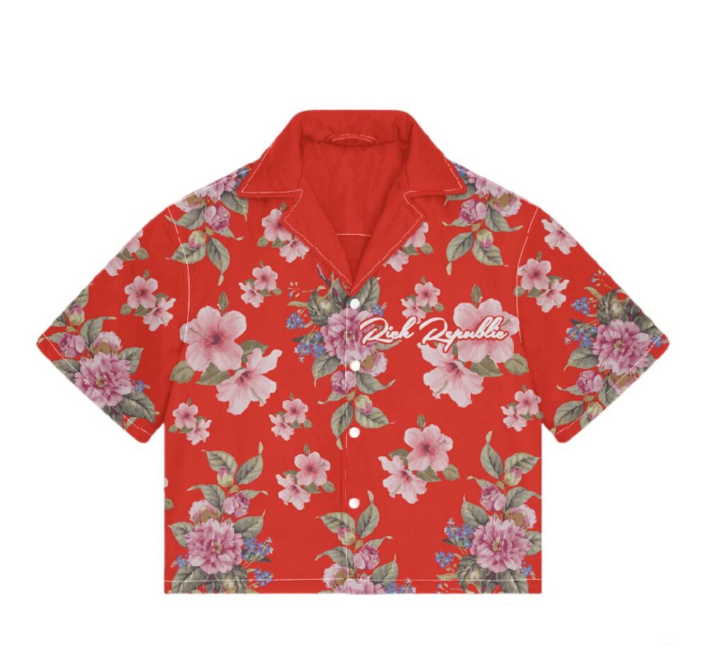 Good Vibes button down