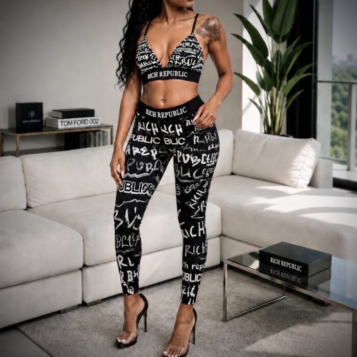 Rich Republic Graffiti bra top